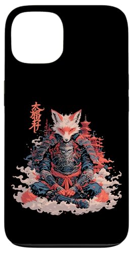Samurai Fuchs Krieger Japanischer Fuchs Hülle für iPhone 13 von Fuchs Ninja Krieger Geschenk Samurai Kanji
