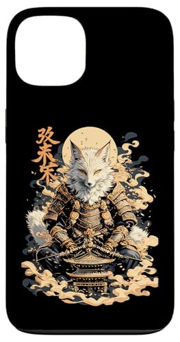 Samurai Fuchs Krieger Japanischer Fuchs Hülle für iPhone 13 von Fuchs Ninja Krieger Geschenk Samurai Kanji