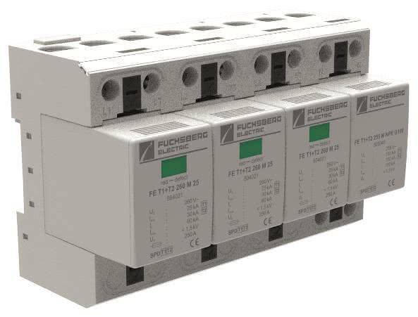 FUCHS Kombiableiter Typ 1+2 100 kA, 3+1-Schaltung FE T1+T2 260 TT 25 FUCHS Kombiableiter Typ 1+2 100 kA, 3+1-Schaltung FE T1+T2 260 TT 25 von Fuchsberg Electric GmbH