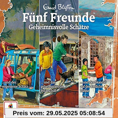 031/3er-Box-Geheimnisvolle Schätze (Folgen 101/106/114) von Fünf Freunde