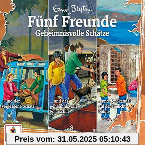 031/3er-Box-Geheimnisvolle Schätze (Folgen 101/106/114) von Fünf Freunde