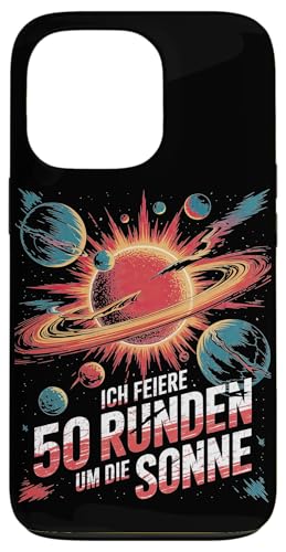 Ich Feiere 50 Runden Um Die Sonne Hülle für iPhone 13 Pro von Fünfzig 50 Geburtstag Sonne Feier