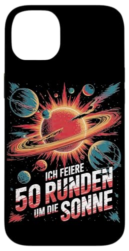 Ich Feiere 50 Runden Um Die Sonne Hülle für iPhone 14 Plus Ich Feiere 50 Runden Um Die Sonne Hülle für iPhone 14 Plus von Fünfzig 50 Geburtstag Sonne Feier