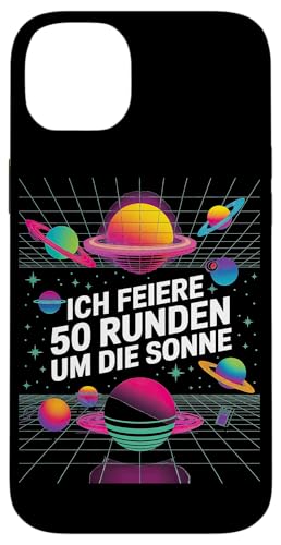Ich Feiere 50 Runden Um Die Sonne Hülle für iPhone 14 Plus Ich Feiere 50 Runden Um Die Sonne Hülle für iPhone 14 Plus von Fünfzig 50 Geburtstag Sonne Feier