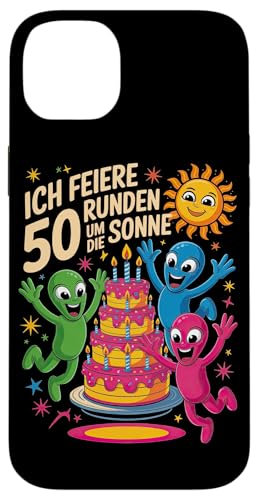 Ich Feiere 50 Runden Um Die Sonne Hülle für iPhone 14 Plus Ich Feiere 50 Runden Um Die Sonne Hülle für iPhone 14 Plus von Fünfzig 50 Geburtstag Sonne Feier