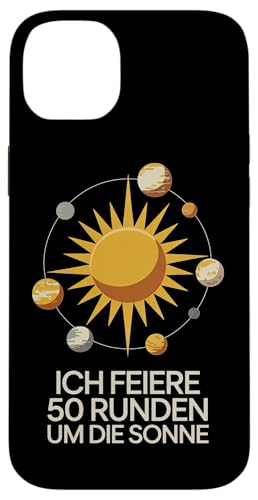 Ich Feiere 50 Runden Um Die Sonne Hülle für iPhone 14 Plus von Fünfzig 50 Geburtstag Sonne Feier