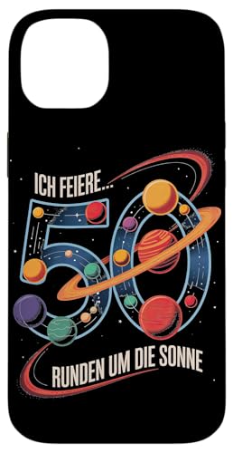 Ich Feiere 50 Runden Um Die Sonne Hülle für iPhone 14 Plus Ich Feiere 50 Runden Um Die Sonne Hülle für iPhone 14 Plus von Fünfzig 50 Geburtstag Sonne Feier