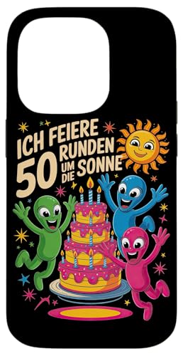 Ich Feiere 50 Runden Um Die Sonne Hülle für iPhone 14 Pro Ich Feiere 50 Runden Um Die Sonne Hülle für iPhone 14 Pro von Fünfzig 50 Geburtstag Sonne Feier