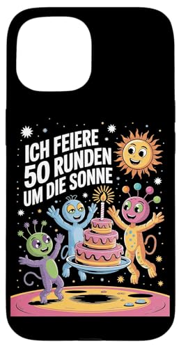 Ich Feiere 50 Runden Um Die Sonne Hülle für iPhone 15 Ich Feiere 50 Runden Um Die Sonne Hülle für iPhone 15 von Fünfzig 50 Geburtstag Sonne Feier