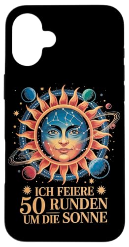 Ich Feiere 50 Runden Um Die Sonne Hülle für iPhone 16 Plus Ich Feiere 50 Runden Um Die Sonne Hülle für iPhone 16 Plus von Fünfzig 50 Geburtstag Sonne Feier