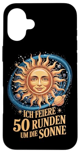 Ich Feiere 50 Runden Um Die Sonne Hülle für iPhone 16 Plus Ich Feiere 50 Runden Um Die Sonne Hülle für iPhone 16 Plus von Fünfzig 50 Geburtstag Sonne Feier
