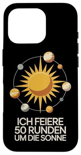 Ich Feiere 50 Runden Um Die Sonne Hülle für iPhone 16 Pro Ich Feiere 50 Runden Um Die Sonne Hülle für iPhone 16 Pro von Fünfzig 50 Geburtstag Sonne Feier