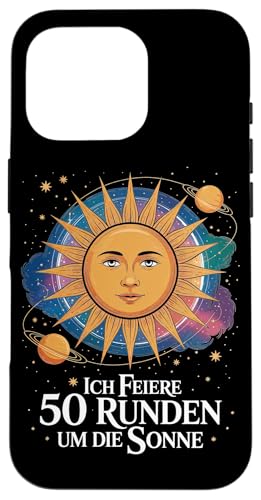 Ich Feiere 50 Runden Um Die Sonne Hülle für iPhone 16 Pro Ich Feiere 50 Runden Um Die Sonne Hülle für iPhone 16 Pro von Fünfzig 50 Geburtstag Sonne Feier
