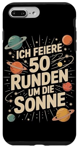 Ich Feiere 50 Runden Um Die Sonne Hülle für iPhone 7 Plus/8 Plus von Fünfzig 50 Geburtstag Sonne Feier
