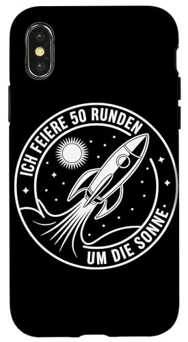 Ich Feiere 50 Runden Um Die Sonne Hülle für iPhone X/XS Ich Feiere 50 Runden Um Die Sonne Hülle für iPhone X/XS von Fünfzig 50 Geburtstag Sonne Feier
