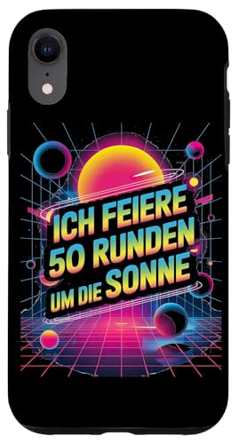 Ich Feiere 50 Runden Um Die Sonne Hülle für iPhone XR Ich Feiere 50 Runden Um Die Sonne Hülle für iPhone XR von Fünfzig 50 Geburtstag Sonne Feier