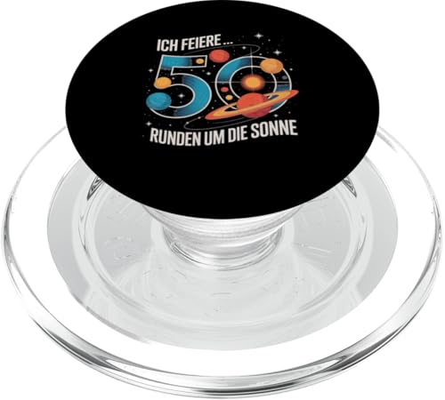 Ich Feiere 50 Runden Um Die Sonne PopSockets PopGrip für MagSafe Ich Feiere 50 Runden Um Die Sonne PopSockets PopGrip für MagSafe von Fünfzig 50 Geburtstag Sonne Feier