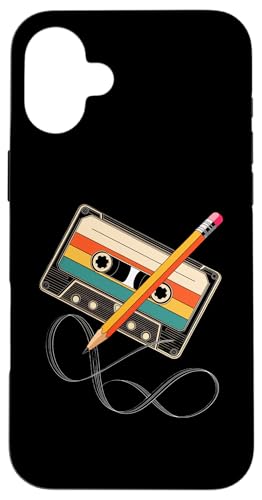 80er 90er Kassette Retro Outfits Hülle für iPhone 16 Plus 80er 90er Kassette Retro Outfits Hülle für iPhone 16 Plus von Für alle Mixtape- und Retro Kassetten Fans!