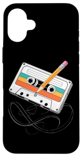 80er 90er Kassette Retro Outfits Hülle für iPhone 16 Plus 80er 90er Kassette Retro Outfits Hülle für iPhone 16 Plus von Für alle Mixtape- und Retro Kassetten Fans!