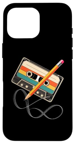 80er 90er Kassette Retro Outfits Hülle für iPhone 16 Pro Max 80er 90er Kassette Retro Outfits Hülle für iPhone 16 Pro Max von Für alle Mixtape- und Retro Kassetten Fans!