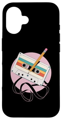 80er 90er Kassette Retro Outfits Hülle für iPhone 16 80er 90er Kassette Retro Outfits Hülle für iPhone 16 von Für alle Mixtape- und Retro Kassetten Fans!