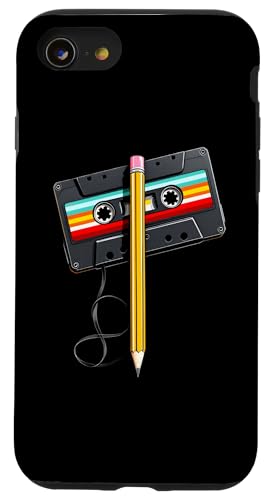80er 90er Kassette Retro Outfits Hülle für iPhone SE (2020) / 7 / 8 von Für alle Mixtape- und Retro Kassetten Fans!