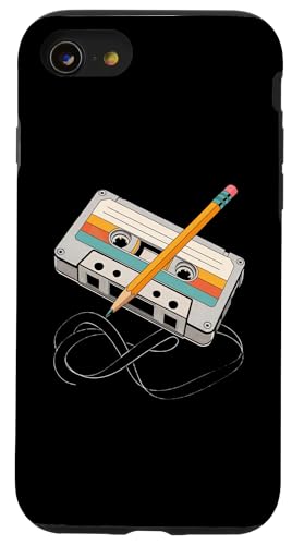 80er 90er Kassette Retro Outfits Hülle für iPhone SE (2020) / 7 / 8 von Für alle Mixtape- und Retro Kassetten Fans!