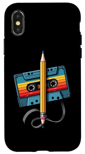80er 90er Kassette Retro Outfits Hülle für iPhone X/XS 80er 90er Kassette Retro Outfits Hülle für iPhone X/XS von Für alle Mixtape- und Retro Kassetten Fans!