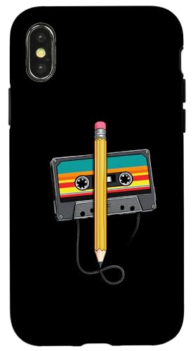 80er 90er Kassette Retro Outfits Hülle für iPhone X/XS 80er 90er Kassette Retro Outfits Hülle für iPhone X/XS von Für alle Mixtape- und Retro Kassetten Fans!