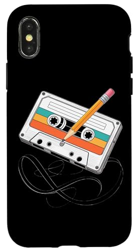 80er 90er Kassette Retro Outfits Hülle für iPhone X/XS 80er 90er Kassette Retro Outfits Hülle für iPhone X/XS von Für alle Mixtape- und Retro Kassetten Fans!