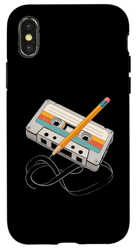 80er 90er Kassette Retro Outfits Hülle für iPhone X/XS 80er 90er Kassette Retro Outfits Hülle für iPhone X/XS von Für alle Mixtape- und Retro Kassetten Fans!