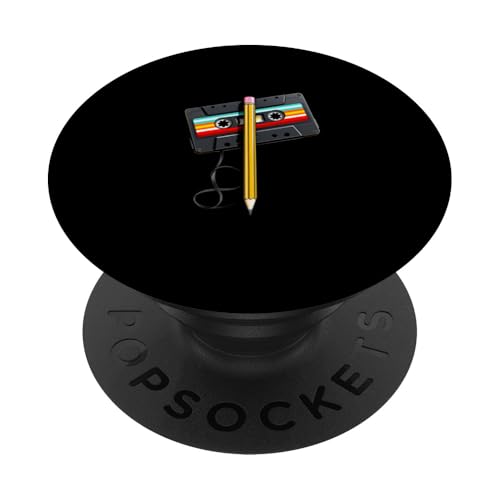 80er 90er Kassette Retro Outfits PopSockets Klebender PopGrip 80er 90er Kassette Retro Outfits PopSockets Klebender PopGrip von Für alle Mixtape- und Retro Kassetten Fans!