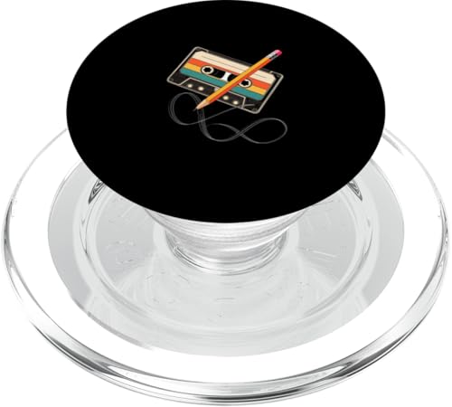 80er 90er Kassette Retro Outfits PopSockets PopGrip für MagSafe von Für alle Mixtape- und Retro Kassetten Fans!