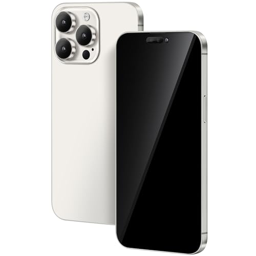 FufoneUS Anzeige gefälschte Spielzeug Handy Metallic Modell Nicht funktionierende Replik 1:1 Telefon für Phone 15 Pro Max gefälschte Spielzeug Handy (Fur 15 Pro Max Silber Schwarzer Bildschirm) von FufoneUS