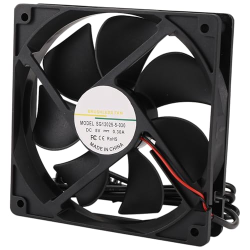 Fuhjythy 5 V USB 2000 Min 12 cm Lüfter Hochgeschwindigkeitskühler für Iceriver KS0 KS0 Pro Fuhjythy 5 V USB 2000 Min 12 cm Lüfter Hochgeschwindigkeitskühler für Iceriver KS0 KS0 Pro von Fuhjythy