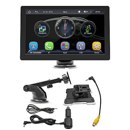 Fuhjythy 9-Auto-IPS-Touchscreen, Tragbares Autoradio, Kabellos, CarPlay, Android Auto Fuhjythy 9-Auto-IPS-Touchscreen, Tragbares Autoradio, Kabellos, CarPlay, Android Auto von Fuhjythy