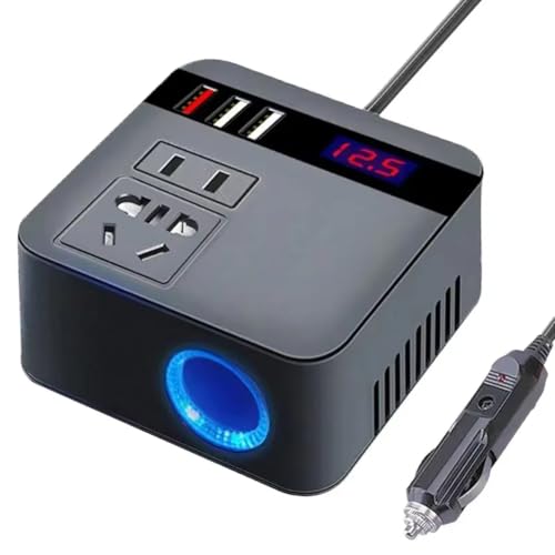 Fuhjythy Auto-Wechselrichter DC12V/24V auf DC110V/220V 120W- LED-Anzeige Steckdosen Wechselrichteradapter Auto-Wechselrichter Fuhjythy Auto-Wechselrichter DC12V/24V auf DC110V/220V 120W- LED-Anzeige Steckdosen Wechselrichteradapter Auto-Wechselrichter von Fuhjythy