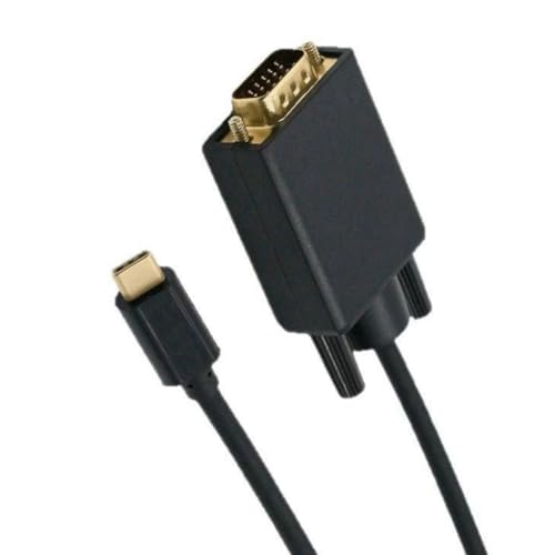 Fuhjythy Kompakter USB-C-Zu-VGA-Konverter - Verbinden Sie USB-3.1-Typ-C-Geräte mit VGA-Ausgestatteten Monitoren, Projektoren und Fernsehern für Klare Videoanzeige Fuhjythy Kompakter USB-C-Zu-VGA-Konverter - Verbinden Sie USB-3.1-Typ-C-Geräte mit VGA-Ausgestatteten Monitoren, Projektoren und Fernsehern für Klare Videoanzeige von Fuhjythy