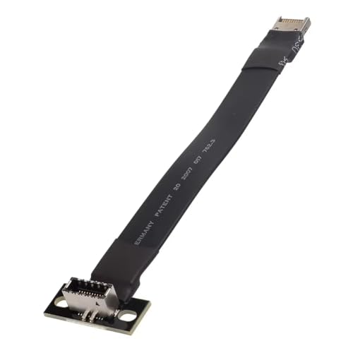 Fuhjythy USB 3.2 GEN2 Typ E Stecker auf Buchse Adapter 20Pin Verlängerung mit Panel-Montageschraubenloch Kabel Fuhjythy USB 3.2 GEN2 Typ E Stecker auf Buchse Adapter 20Pin Verlängerung mit Panel-Montageschraubenloch Kabel von Fuhjythy