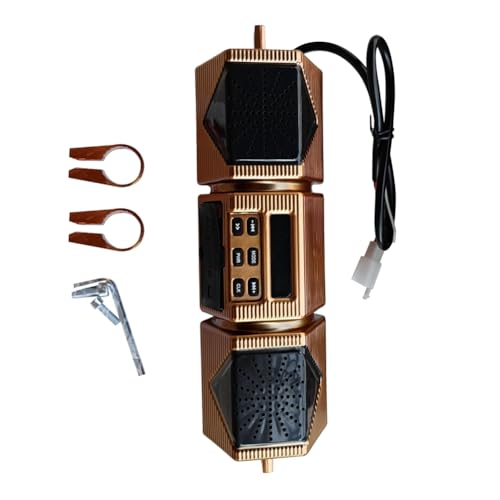 Fuhjythy Universal-Stereolautsprecher für Motorräder, Bluetooth-Verstärker, Bluetooth-Kompatibel V2.1 und MP3-Musik-Player-Technologie Fuhjythy Universal-Stereolautsprecher für Motorräder, Bluetooth-Verstärker, Bluetooth-Kompatibel V2.1 und MP3-Musik-Player-Technologie von Fuhjythy