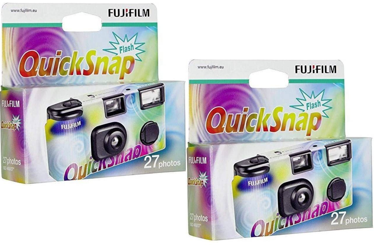 Fuji - QuickSnap Flash 400 Einwegkamera 2x Bundle von Fuji
