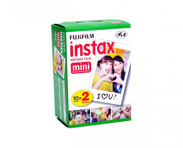 Fuji instax mini Sofortbildfilm Doppelpack 2x 10 Aufnahmen von Fuji