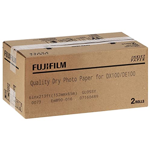 1 x 2 Fujifilm DL Papier, 230 g, 152 mm x 65 m, glänzend von Fujifilm