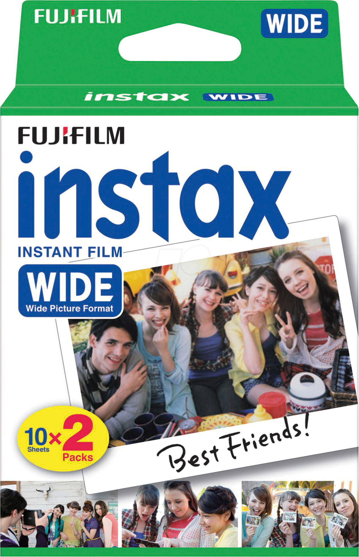 FUJI 16385995 - Fujifilm Instax WIDE Film, Rahmen: weiß FUJI 16385995 - Fujifilm Instax WIDE Film, Rahmen: weiß von Fujifilm
