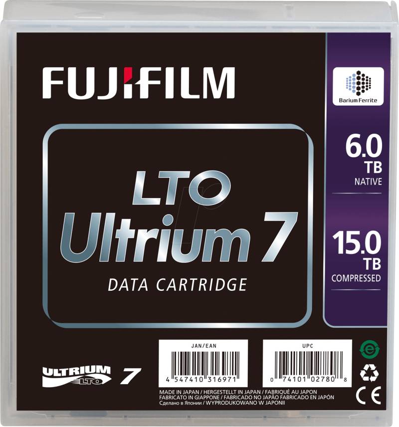 FUJI LTO 7 - LTO ULTRIUM 7 Band, 6TB (15TB), Fuji von Fujifilm