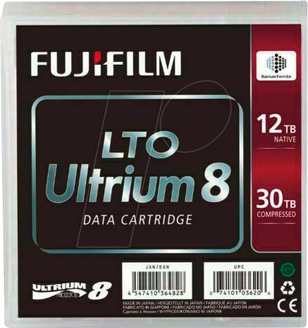 FUJI LTO 8 - LTO ULTRIUM 8 Band, 12 TB (30 TB), Fuji von Fujifilm