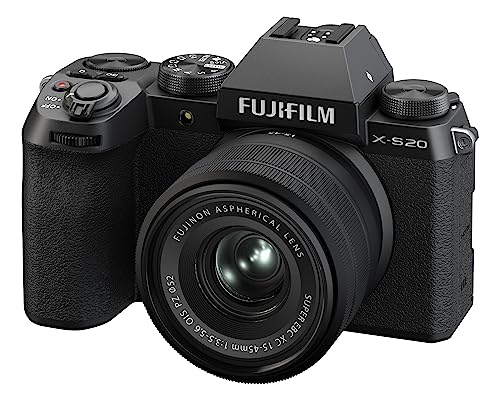FUJIFILM X-S20 + FUJINON XC15-45mmF3.5-5.6 OIS PZ Kit, Schwarz von Fujifilm