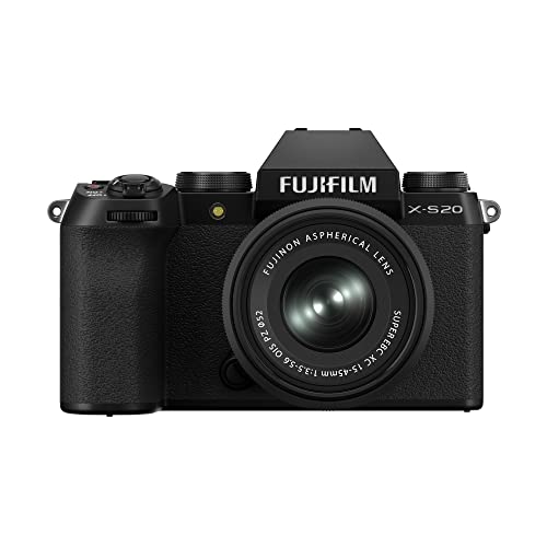 FUJIFILM X-S20 + FUJINON XC15-45mmF3.5-5.6 OIS PZ Kit, Schwarz von Fujifilm