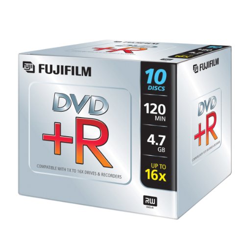 Fuji Magnetics DVD+R Disk DVD+R Rohling 4700MB 120 Minuten 16xSpeed JewelCase von Fujifilm