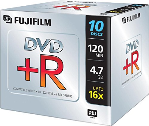Fujifilm DVD+R 4.7GB 16x Speed (10 Pack) von Fujifilm